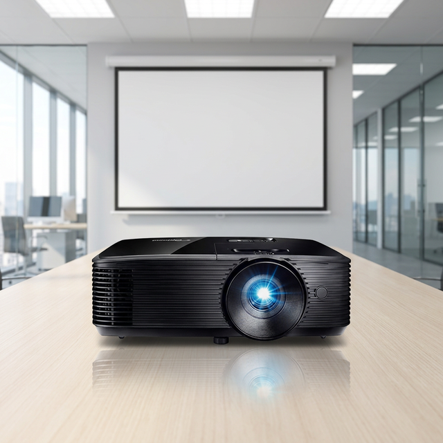 Optoma W371 3800 ANSI Lumens DLP Projector WXGA 1280x800 Business Education Home Theater 3D Portable Projector