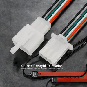 Harnais de câbles automobile <span class=keywords><strong>PVC</strong></span>/caoutchouc personnalisé en usine, série MTW 110, 6030-2981, 6040-2111, 6030-3991, 6040-3111, pas de 2,8 mm, 3P - Product Image 2