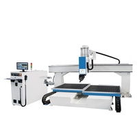 Routeur CNC à 5 axes robuste de taille et de fraisage à haute vitesse, modèles en aluminium simples et à double mobiles
