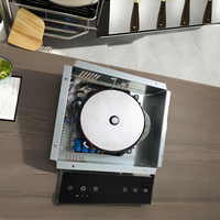 Table de cuisson invisible Cuisinière à induction domestique Contrôle tactile à 1 brûleur avec haute efficacité
