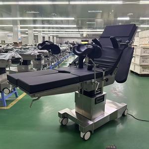 Mesa de Operaciones Hidráulica con Sistema de Bloqueo Central, Ruedas Grandes, para Hospital y Clínica, Certificación CE ISO13485, Precio de Fábrica - Product Image 2