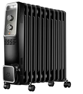 Radiador elétrico para aquecedor doméstico, 400w ~ 2500w, ideal para aquecer ambientes, aquecedor de óleo