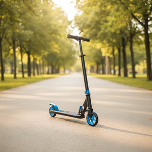 Children's Scooter Modern Foldable with Two <b>Plastic</b> <b>Wheels</b> Height Adjustable Simple Design Outdoor Use E3 Lightweight Kids' Scoo - Product Image 5