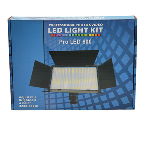 Professionnel Portable Pro LED 600 Kit d'éclairage Photographie Selfie <span class=keywords><strong>YouTube</strong></span> Téléphones portables Matériel ABS Lumière de remplissage Utilisation 600 Puissance Volta - Product Image 2