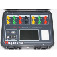 Medidor de Resistencia de Devanado Trifásico Huazheng HZ-3310B de 10 Amperios, Medidor de Resistencia de CC para Transformadores