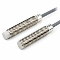 Capteur de proximité capacitif cylindrique M8, 1 mm, blindé, IP67, acier inoxydable, protection contre les courts-circuits, DC10-30V, 100Hz
