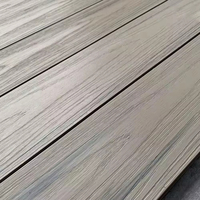 Planches de terrasse composites modernes pour extérieur, revêtement de sol WPC, emboîtables, imperméables, antidérapantes, grain de bois 3D, noyer, bambou, co-extrusion