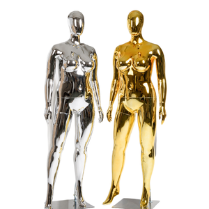 Mannequin féminin, mannequin de vitrine, hanches larges, debout, pour vêtements, corps entier, plastique chromé, grande <span class=keywords><strong>taille</strong></span>, femme corpulente, réaliste, grande <span class=keywords><strong>taille</strong></span> - Product Image 2