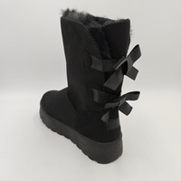 Chaussures d'hiver pour femmes, bottes personnalisées OEM et ODM, semelle plateforme en fausse fourrure, antidérapantes, chaudes et thermiques