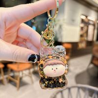 Mignonne dame sac breloques voiture porte-clés porte-clés breloque labubu sac breloques bricolage accessoires pour les filles en gros
