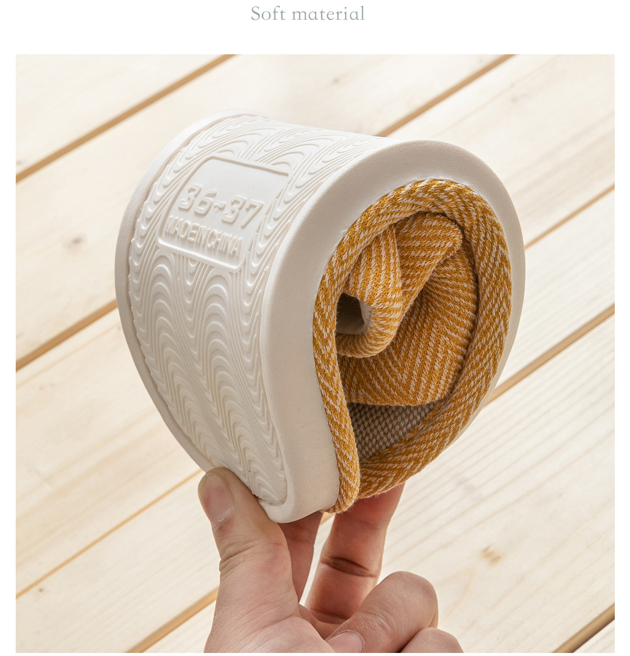 New Cotton and Linen Indoor Slippers Couple Non-slip Soft Bottom Cotton Shoes