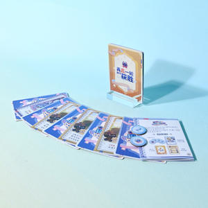 Muestra gratis exquisitos bordes dorados naipes impresión personalizada su propio diseño y LOGO <span class=keywords><strong>Oracle</strong></span> <span class=keywords><strong>Card</strong></span> con caja superior inferior - Product Image 2