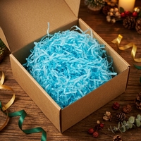 Papier de soie Lafite déchiqueté, matériau de rembourrage pour boîtes cadeaux, emballage de bonbons, recyclable, enduit d'amidon, impression sur écran personnalisable