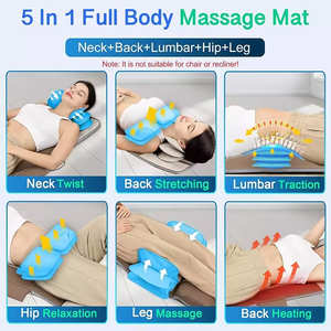 ที่นอนนวดตัวแบบมืออาชีพสำหรับร้านเสริมสวยในกรุงเทพฯ, แผ่นรองนวดอินฟราเรดแบบพับได้พร้อมระบบสั่นสะเทือนเพื่อการผ่อนคลาย สั่งซื้อจำนวนมาก - Product Image 5