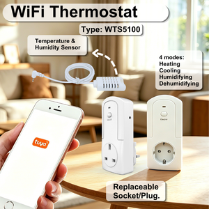 Télécommande Wifi programmable intelligente Tuya pour le chauffage/le refroidissement ou l'humidification/déhumidification, avec une bonne qualité et un <span class=keywords><strong>prix</strong></span> imbattable - Product Image 2