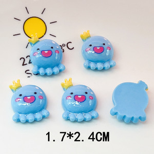 Lucente Ocean Series Charms polpo conchiglia sirena principessa delfino pinza per capelli pinza accessori in resina - Product Image 4