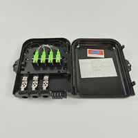 Boîtier de distribution de fibre optique FTTH 1x8 avec séparateur PLC pour intérieur/extérieur ODB FDB