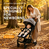 Poussette bébé 2 en 1 sur mesure OEM - Poussette de luxe portable avec poignée réversible pour système de voyage