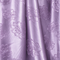Ensemble de literie sur mesure en tissu jacquard brodé 100% polyester, écologique, respirant, résistant à la décoloration, 120 GSM, housse de couette, drap de lit