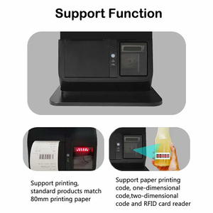 Tất cả-trong-một 15.6 21.5 inch cảm ứng điện dung màn hình Android kiosk Máy tính để bàn tự phục vụ kiosk Máy in POS Máy cho nhà hàng - Product Image 4