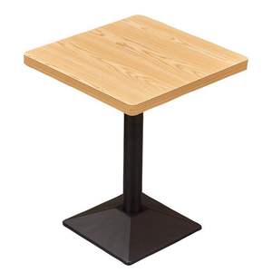 Mesa de Comedor Cuadrada de Madera Maciza de Varias Capas para Espacios Comerciales (Cafeterías, Restaurantes, Bares de Aperitivos, Restaurantes de Comida Rápida) - Product Image 1