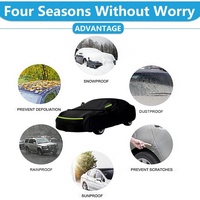 Fundas Impermeables para Automóviles Personalizadas para Dodge Charger 2006-2023 con Puerta con Cierre, Resistentes al Viento, al Polvo y a los Rayos UV, Protección para Todo Clima