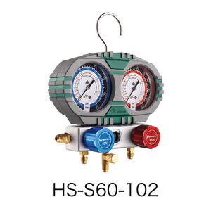 ชุดเกจวัดน้ำยาแอร์ Hongsen รุ่น HS-S36G แบบสองหัววัด สำหรับน้ำยา R22 และ 410A - Product Image 5