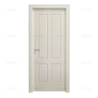 Portes en bois massif de haute qualité de différentes formes et tailles Prévention des incendies pour l'application de chambre à coucher Fabriqué sur mesure