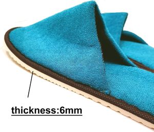 Chaussons jetables haut de gamme écologiques avec semelles en EVA recyclables – Articles de luxe pour hôtels, idéaux pour la salle de bain et les voyages - Product Image 2
