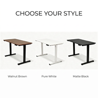 Cadre de bureau électrique ergonomique et économique, réglable en hauteur, pour usage commercial, moderne, en métal, convertible
