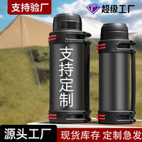 Grande Capacité 316 Acier Inoxydable Thermos Tasse Sports de Plein Air Voyage Thermos Pot Ménage Portable avec Poignée Bouteille d'Eau Chaude