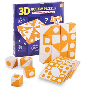 Jogo 2 para 4 jogadores cubo de mesa festa, jogos de quebra-cabeça intelectual