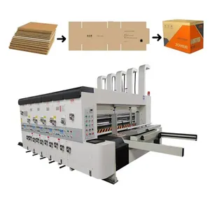 IPACKBEST SALE Multicolor 4 color flexoo Printing Slotting Die-cutting Carton Making Machine price