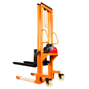 Diesel 1ton 2ton Semi-elettrico Pallet sollevatore mano elettrico Stacker 1.6m/2m/2.5m/3m altezza di sollevamento usato carrello elevatore transpallet - Product Image 6