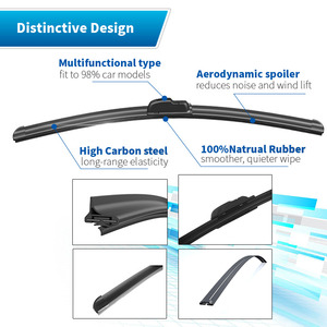 CARALL Nouvelle lame d'essuie-glace souple 10"-28" Qualité supérieure Garantie 12 mois Pièces automobiles très vendues en Europe - Product Image 3