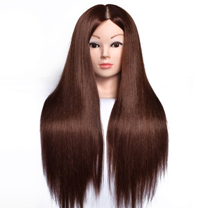 Tête de Mannequin de qualité réutilisable tête de poupée d'entraînement de cheveux humains pour coiffeur - Product Image 2
