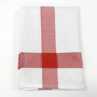 Nouvelle serviette de cuisine en microfibre gaufrée 40x60cm à séchage rapide, chiffon de polissage et de nettoyage sans peluches pour le séchage de la vaisselle de cuisine