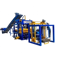 Machine à fabriquer des briques automatique contrôlée par PLC QT4-15s ou usine de production de blocs de moyenne capacité pour briques en béton