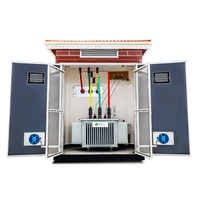 Transformateur de puissance pour sous-station compacte extérieure 1000KVA 1500KVA 2500KVA 11KV 15KV 33KV Box 120V 50Hz 35KV 6KV 69KV 36V