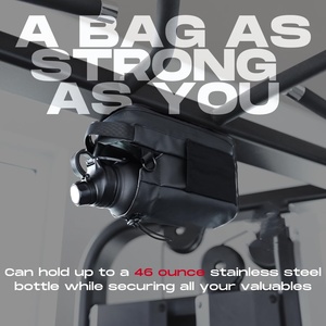 Portabotellas Magnético Tipo Bandolera para Gimnasio con Logo Personalizado, Bolsa de Almacenamiento para Viajes y Deportes para Hombre - Product Image 3