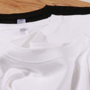 T-shirts vierges de haute qualité fabriqués par le fabricant, en coton japonais, manches courtes, épais, épaules tombantes, poids lourd, <span class=keywords><strong>270</strong></span>, 250, 240, 220 g/m² - Product Image 2