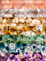 Guérison Rose Cristal Rose Quartz Agate Pierre Précieuse Dalle Onyx Marbre Poli Naturel Rétro-Éclairé pour Designer Décor À La Maison Comptoirs