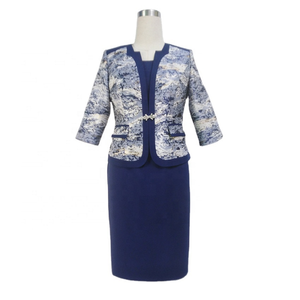Ensemble de costumes élégants et respirants à boutons pour femmes africaines, tenue de cérémonie personnalisée grande taille pour dames - Product Image 3