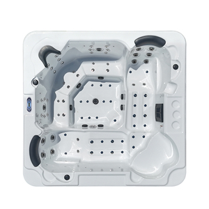 <span class=keywords><strong>Hydrorelax</strong></span> Spa de Luxe en Acrylique pour 5 Personnes, Moderne, Autoportant, avec LED, pour Jardin, Massage, Baignoire à Remous Extérieure avec Filtre de Drainage pour Familles - Product Image 5