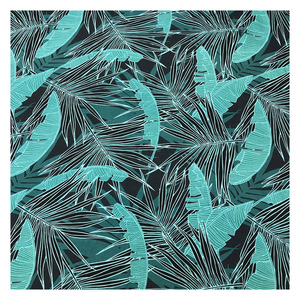 Tissu en Viscose Rayonne en Gros à Prix Abordable pour Vêtements, Motif Tropical Feuille de Bananier, Impression Numérique, Vente Chaude, Vert Uni Tissé GB - Product Image 3