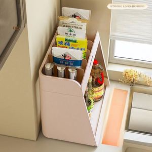 Kitchen Double Tier Durable Plastic Modern Multifunction Spice Storage Organizer - Product Image 3