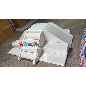 Baby Cheap Soft Play Locations Pyramid Set Tout Blanc Forfait Ensemble - Product Image 1