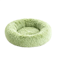 Lit pour animaux de compagnie en peluche surdimensionné, écologique, en fausse fourrure PP et rembourrage extra épais pour la chaleur hivernale, durable, confortable, anti-affaissement, lavable