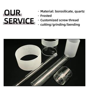 BOGLASSカスタマイズ手吹き色サイズ耐熱透明Borosilicate3.3ガラスチューブ工業用アクセサリー - Product Image 4