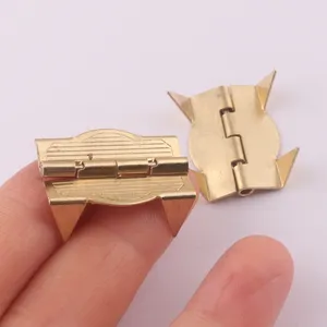 Brass kim loại đồ trang sức bằng gỗ hộp xì gà Clasp bản lề với móng vuốt